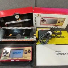 ゲームボーイミクロ 20周年 ファミコンバージョン 本体 箱・取説付き