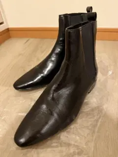 新品未使用　ZARA チェルシーブーツ ブラック　24cm