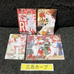 広島東洋カープ★  5枚　2024プロ野球チップス第1弾