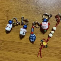 ハンドメイド片方だけイヤリングまとめ売り - メルカリ