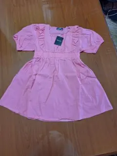 URBAN CHERRY フリル付き半袖ワンピース 120