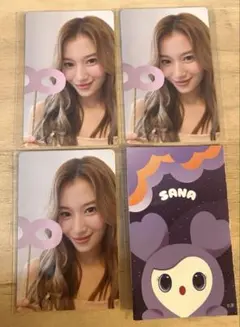 TWICE サナ　ポップアップ　オフラインくじ　参加賞　トレカ　フォトカード