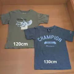 ☆美品☆120cm　UNIQLO　130cm　Champion　Tシャツ　2点のサムネイル