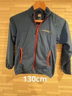 mont-bell ウィンドブレーカー 130cm ブルー（おまけ付）のサムネイル