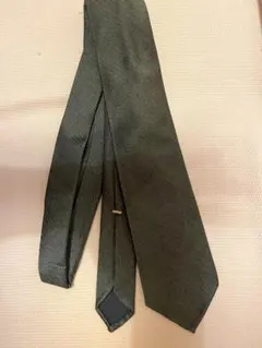 ロレックス　シルク100% ネクタイ ダークグリーン 無地 ロレックス シルク100% ネクタイ ダークグリーン 無地 | Mercari