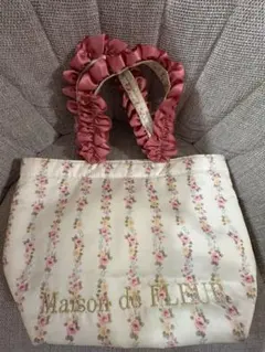 Maison de FLEUR フラワートートバッグ