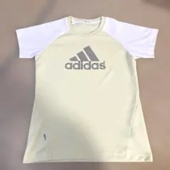 adidas ClimaLite Tシャツ Lサイズ ライトイエロー