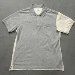 ユニクロ エンジニアガーメンツ グレー ポロシャツ 半袖 配色
