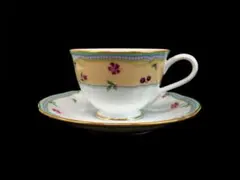 ノリタケ カップ&ソーサー 1客　レトロ　花柄