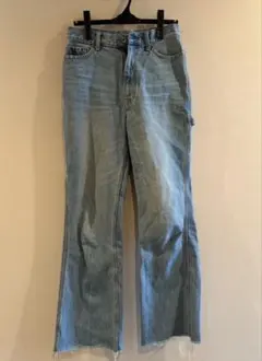 COCO DEALフレアデニムパンツ ライトブルー