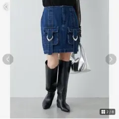 キュアノス　デニムスカート