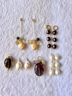 天然石チャームお買い得セット