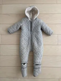 Zara♡ Mini collection グレーキルティングアウター 80