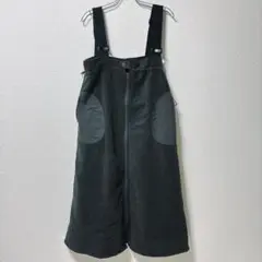 【LUPILIEN】ダークグレー フリースサロペット オーバーオール 妊婦さんも