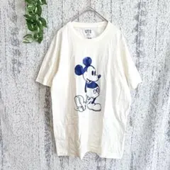 【ユニクロUT】 Disney ミッキーマウス 半袖Tシャツ (M)