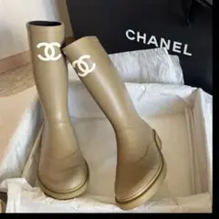 新品 CHANEL レインブーツ 37 ジェニー着用 大人気 - メルカリ