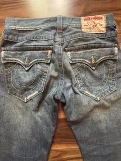 true religion デニム希少極太ステッチ 白太ステッチio着用swag - メルカリ