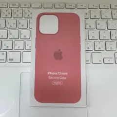ピンクポメロ　iPhone13mini ケース シリコーン Apple 純正 新