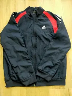 adidas 140cmアディダスウィンドブレーカー ナイロンジャケット キッズ