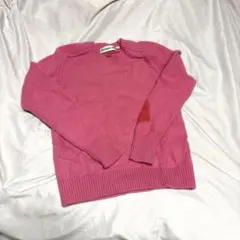カシミア100%ユニクロ × アニヤハインドマーチコラボニット　サイズMピンク