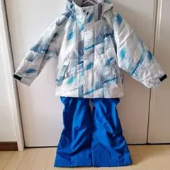 nima 子供用スキーウェア 100サイズ ホワイト/ブルー