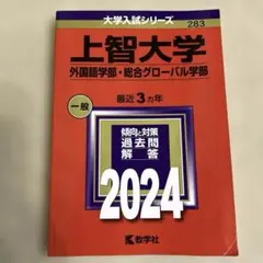 上智大学(外国語学部・総合グローバル学部)2024