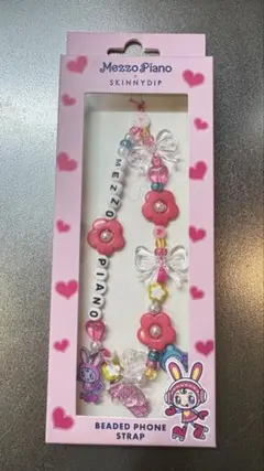 メゾピアノ スキニーディップ リストストラップ ベリエちゃん スマホ