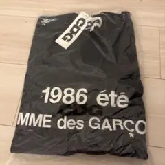 COMME des GARÇONS 1986 été Tee 黒 新品 L