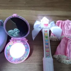 ワンダフルプリキュア 変身プリチューム ドレス コンパクト、タクトセット