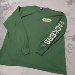 90S USA製　ラッセル　グリーベイパッカーズロンT XLのサムネイル