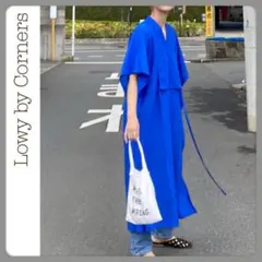 Lowy by CORNERS 半袖ワンピース コーデの主役になる一枚