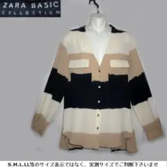m22248・値下★ZARA BASIC★チュニック背中中央打ち合わせオープン