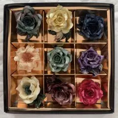 多彩な造花セット 9個入り