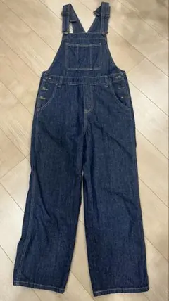 コルザ　ダークブルー デニムオーバーオール　レディースM ハニーズ
