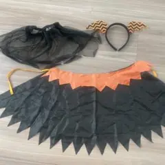 黒とオレンジのコスチュームセット