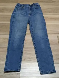 140 ユニクロ デニム ジーンズ 長ズボン 女の子 男の子 デニム