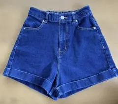 ブラウニースタンダード ダークデニム ゴム入り ショートパンツのサムネイル