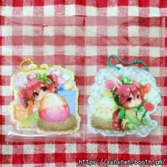 UTAU 重音テト&重音テッド フェルトキーホルダー うさぎ【きめらぶーす。】B