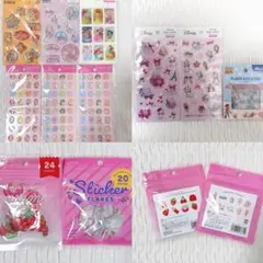 セリア　キャンドゥ　ディズニー　その他　シール　ステッカー　計11点　まとめ売り