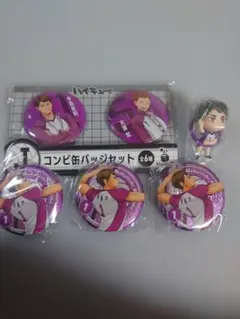 ハイキュー! 白鳥沢高校　缶バッジ 5個セット