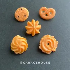 ピンズ [ 珈琲のお供・クッキー&プレッツェル ] ピンバッジ 5個セット