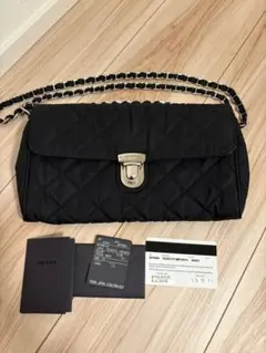 PRADA プラダ キルティング チェーン ショルダーバッグ