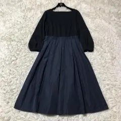 極美品　組曲　ジャージ コンビタフタ ドッキングワンピース Aライン