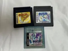 【電池交換&動作確認済み】 ポケモン セット　金・銀・クリスタル