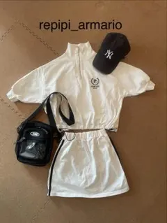 repipi_armario⭐︎ハーフジップ セットアップ　150〜160