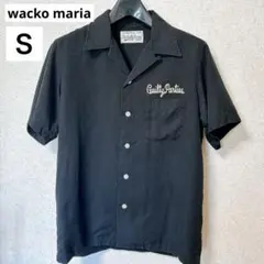 wacko maria 半袖シャツ　Ｓ　黒　日本製のサムネイル