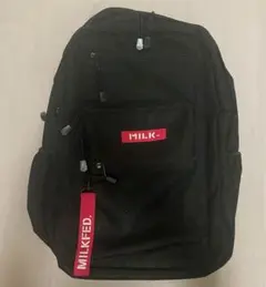 未開封 新品 MILKFED. バックパック 黒 ピンクロゴ - メルカリ