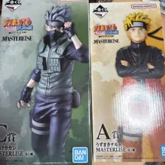 NARUTO 一番くじ フィギュア スタンプ3種 A賞 C賞 ナルト カカシ