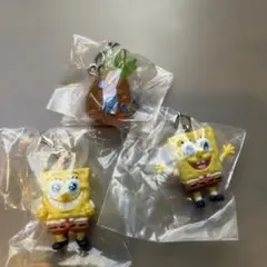 スポンジボブ　めじるしアクセサリー　３つセット