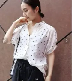 JOURNAL STANDARD L'ESSAGE タックスリーブシャツ ドットのサムネイル
